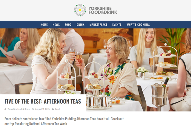 afternoon tea roundhay