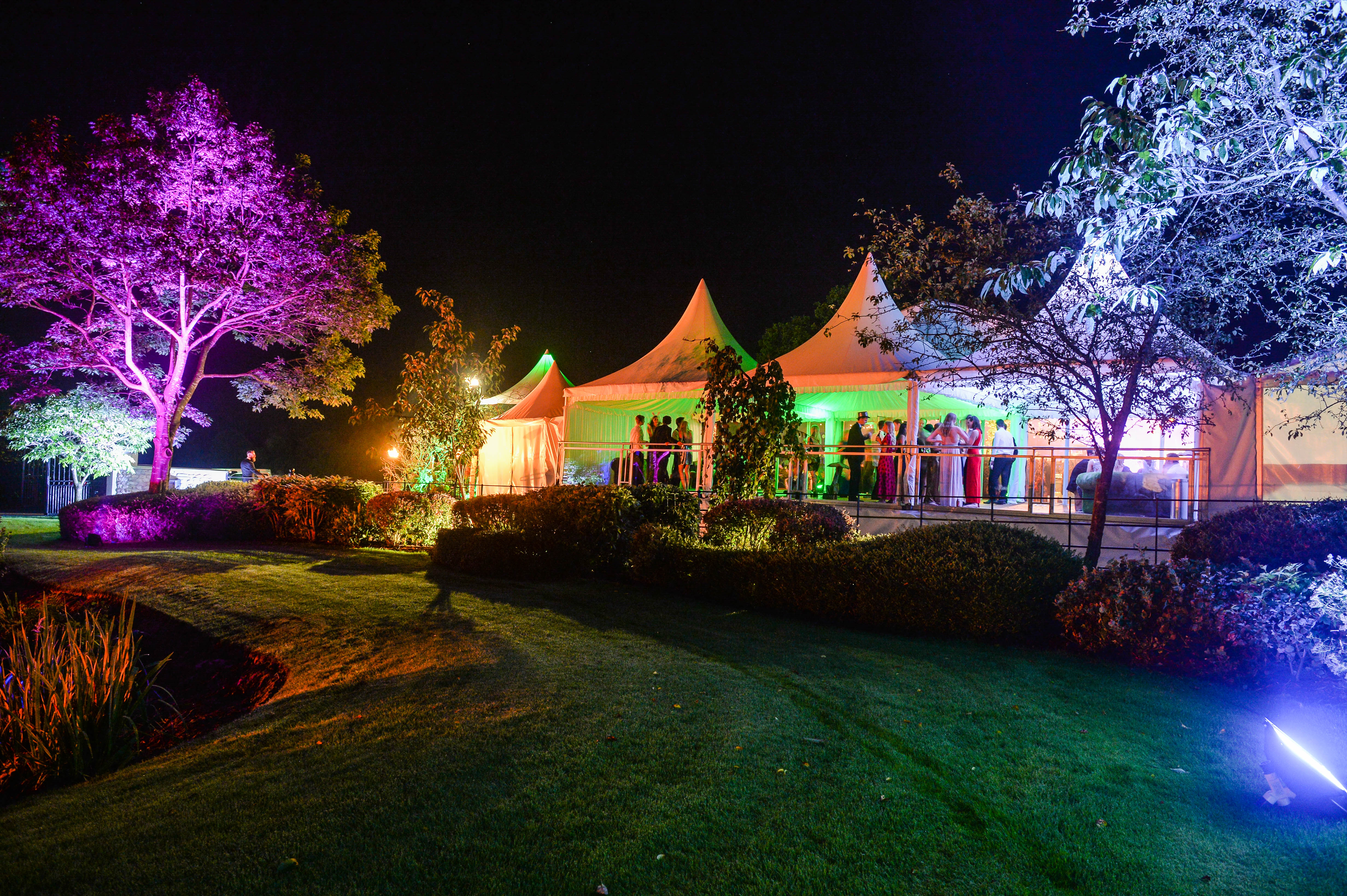 Marquee at Home, the perfect location for a Mad Hatter's Tea Party