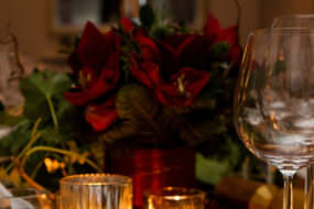 christmas feast at dine - mansion