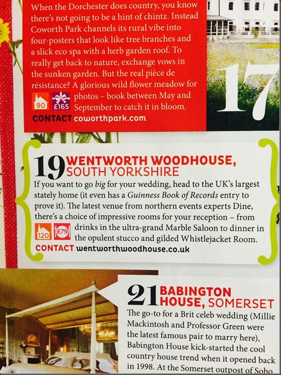 Wentworth Woodhouse weddings