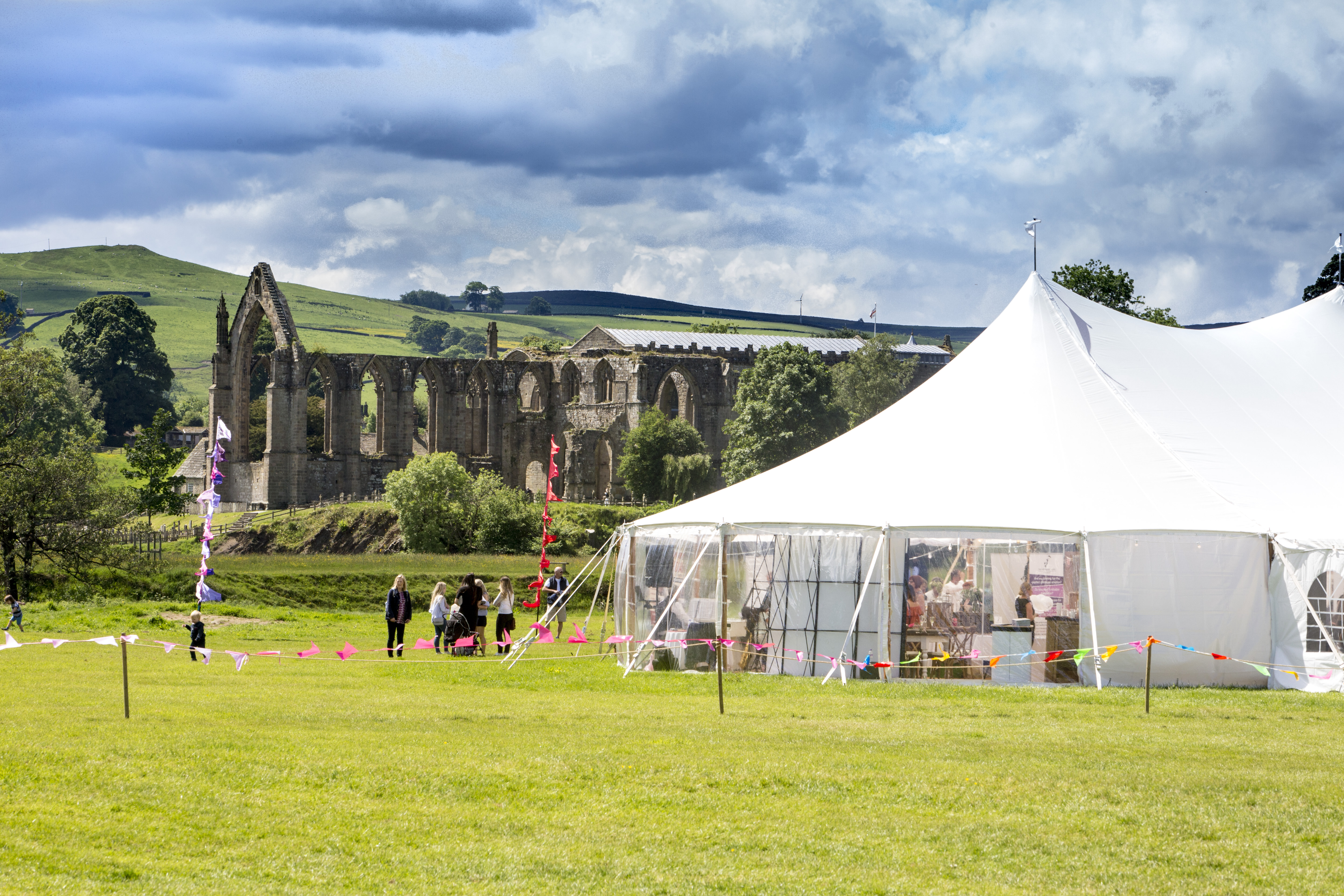 Wedding Exhibiton at Bolton Abbey Riverside