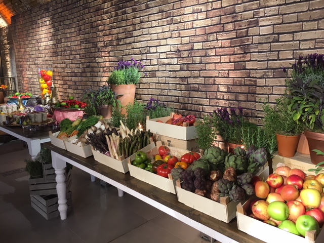 Market displays at London Showroom Launch