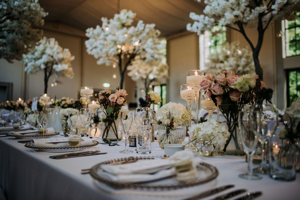 Fulford Flowers - Blossom Trees & Elegant Centerpieces - Rise Hall Wedding