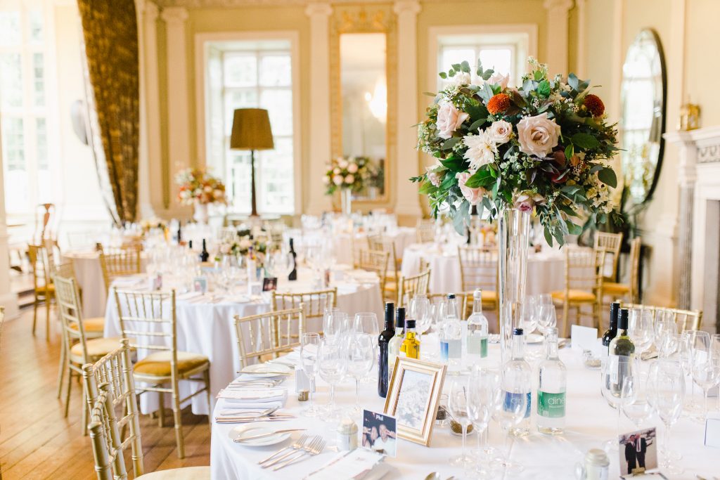 Autumnal Florals | Howsham Hall Wedding Venue near York