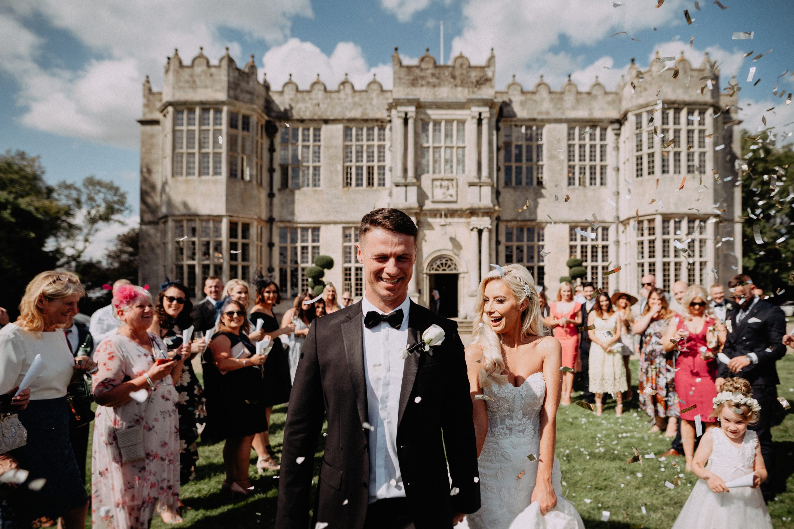 The Happy couple at Howsham Hall Malton near Yor