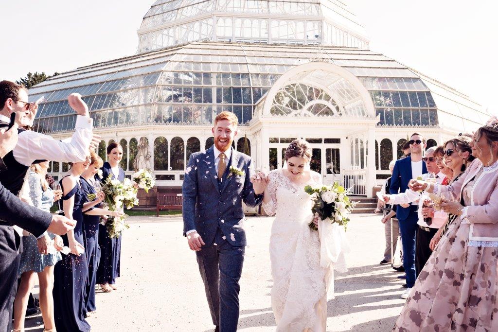 Dine | Happy Couple at the Palm House | Teresa C Photography