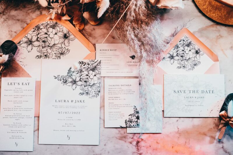 Dine Venues | Rise Hall | Wedding Stationery