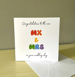 Dine Venues | LGBT Wedding Invitations | Nonbinary wedding | Mx & Mrs