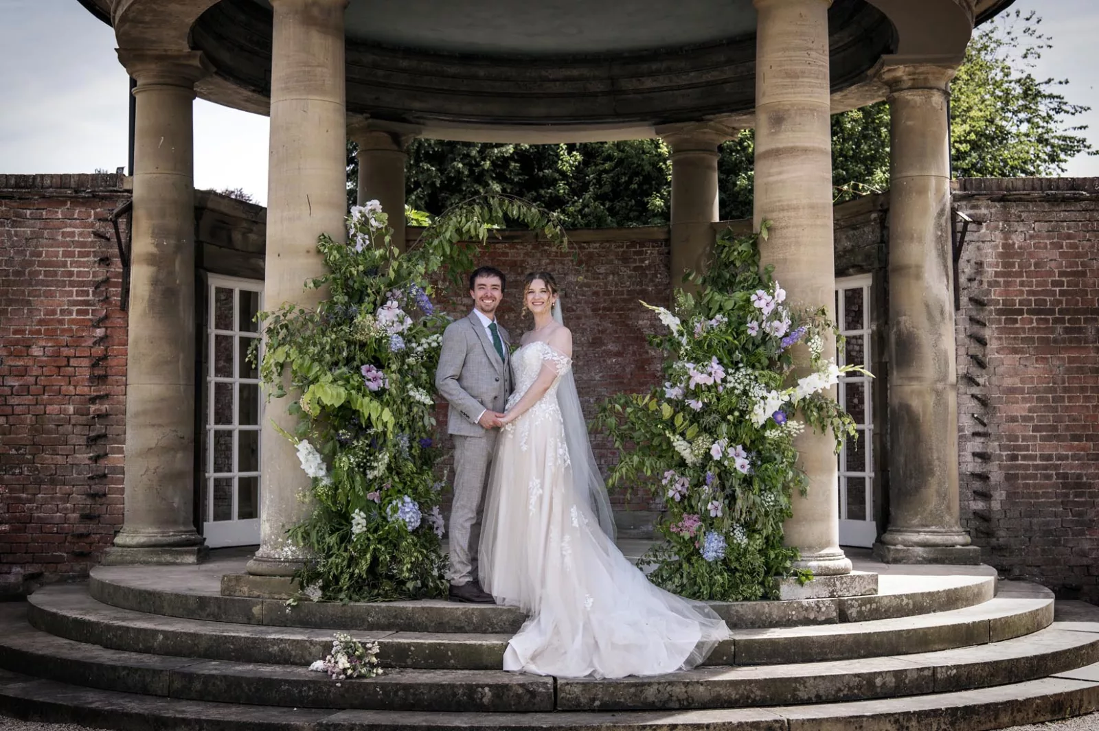 Dine Venues | Walled Garden Helperby | Summer Outdoor Wedding | Marquee Wedding Yorkshire | Damian Bramley Photographer