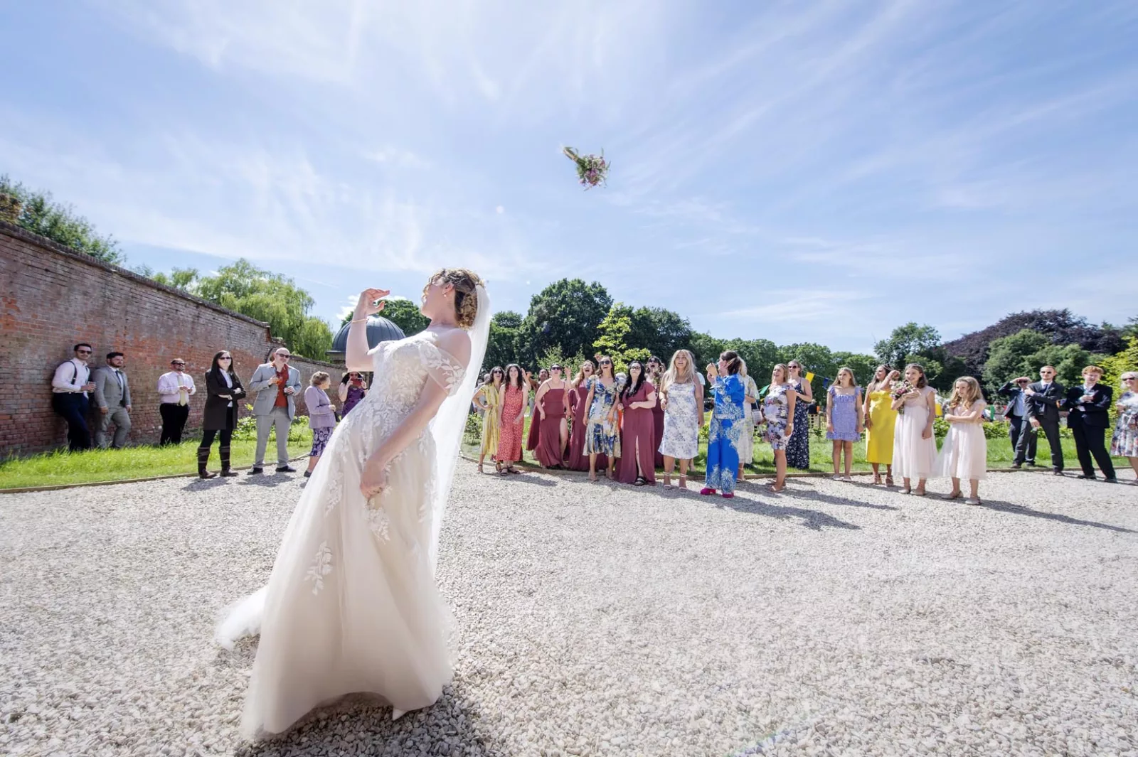 Dine Venues | Walled Garden Helperby | Summer Outdoor Wedding | Marquee Wedding Yorkshire | Damian Bramley Photographer