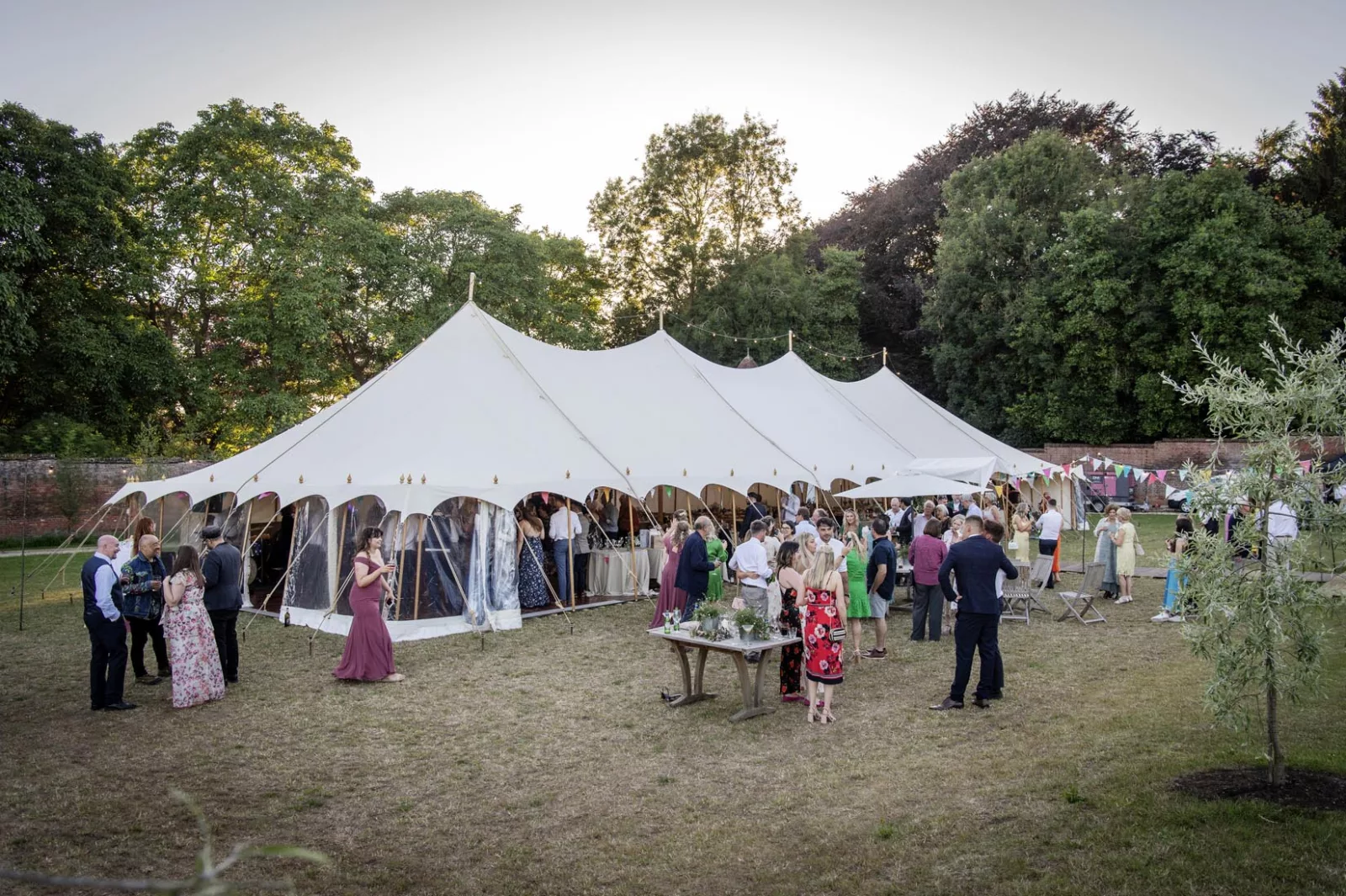 Dine Venues | Walled Garden Helperby | Summer Outdoor Wedding | Marquee Wedding Yorkshire | Damian Bramley Photographer