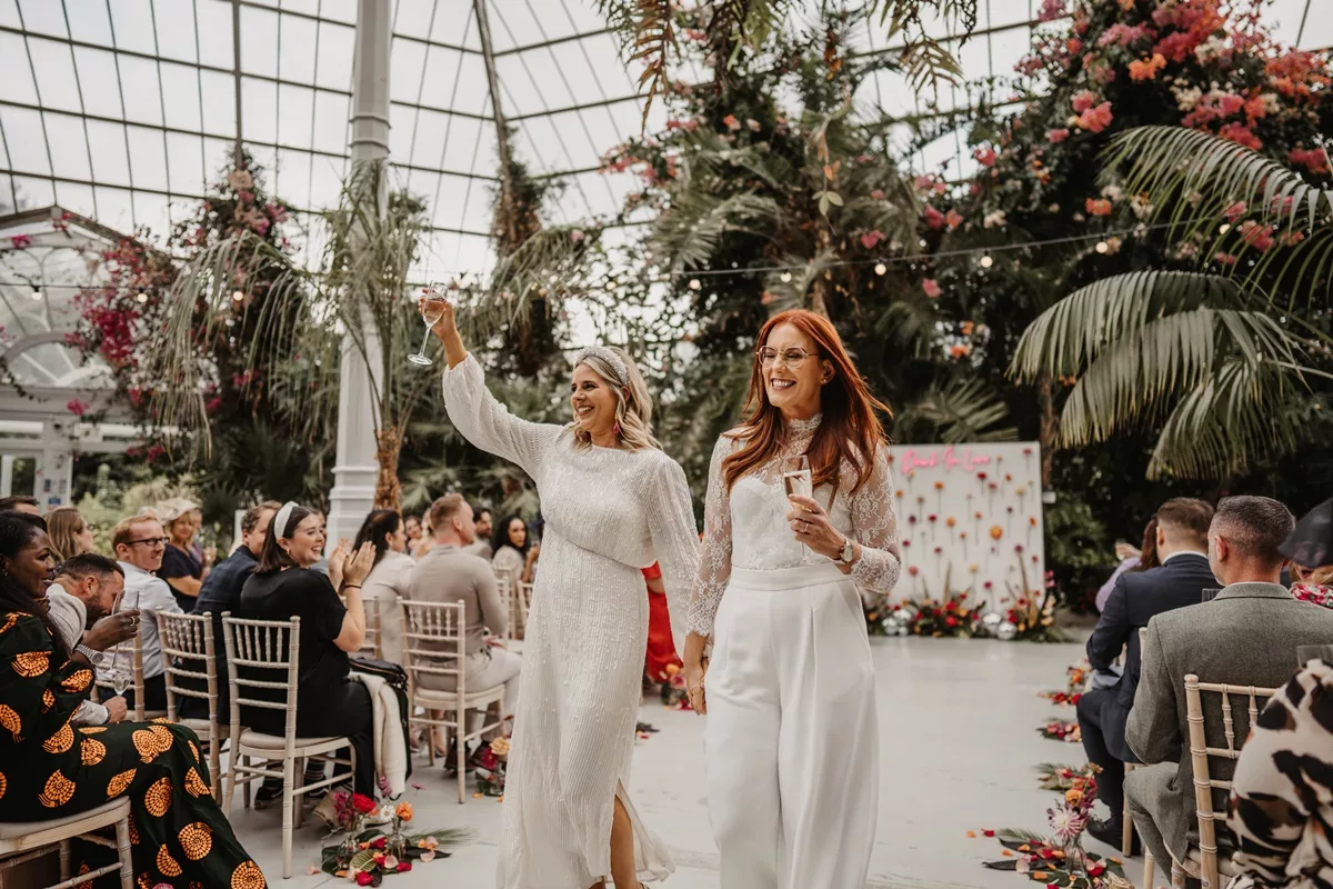 Dine Venues | Sefton Park Palm House | Liverpool Wedding | Funky Pop Wedding | LGBT Wedding