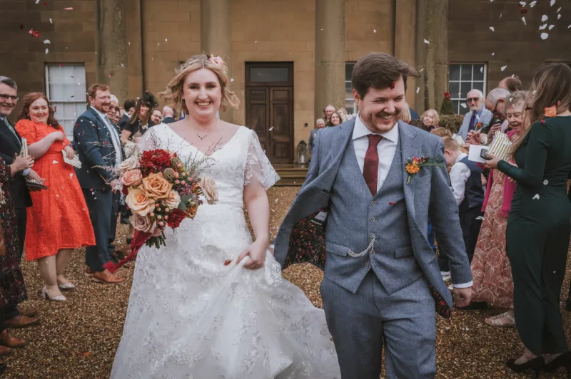 Dine Venues | Rise Hall | Winter wedding in Yorkshire | Stately home wedding venue | Amy Cawthorne Photography