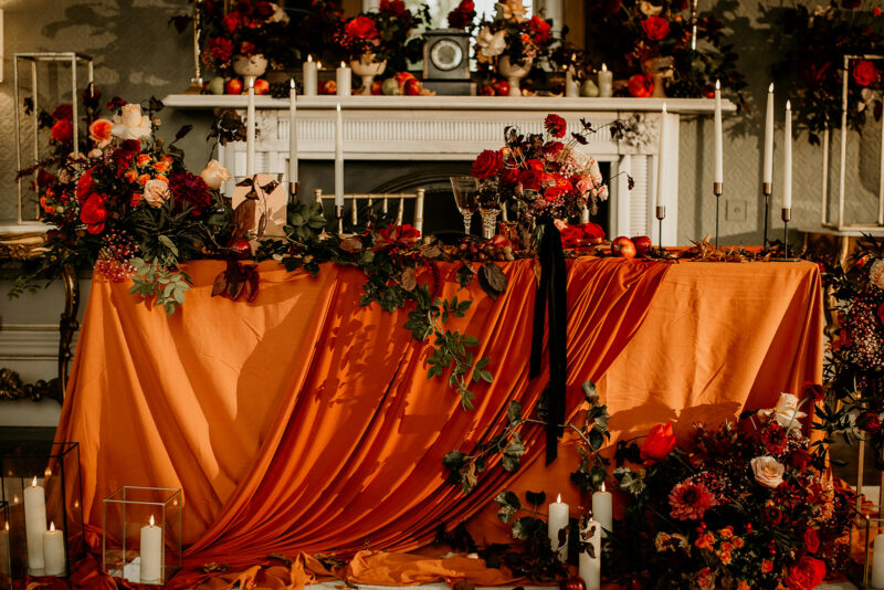 Dine Venues | Rise Hall | Winter Wedding Colour Scheme | Opulence