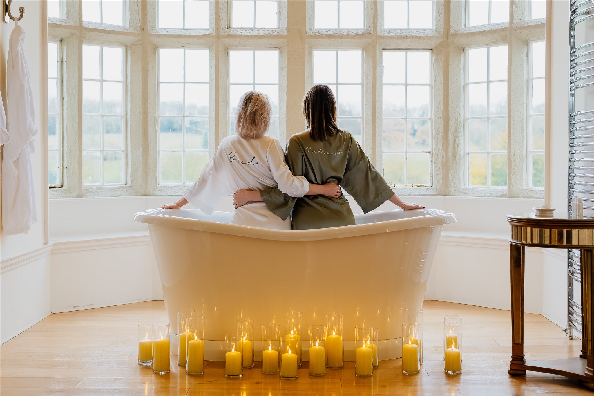 Dine Venues | Howsham Hall | Black Wedding Dress | Winter wedding style